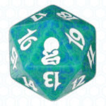 Green Odyssey D20 Die