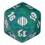 Green Shards of Alara D20 Die