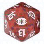 Red Future Sight D20 Die