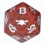 Red Legions D20 Die