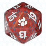 Red Morningtide D20 Die