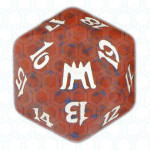 Red Onslaught D20 Die