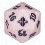 White Rise of the Eldrazi D20 Die
