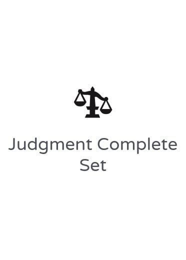Judgment Complete Set