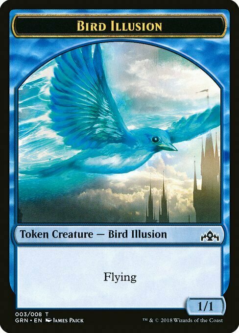 Bird Illusion Card Front