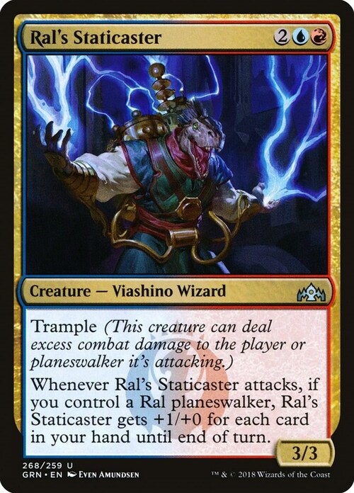 Ral's Staticaster Card Front