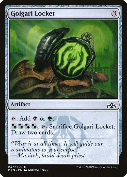 Golgari Locket Card Front