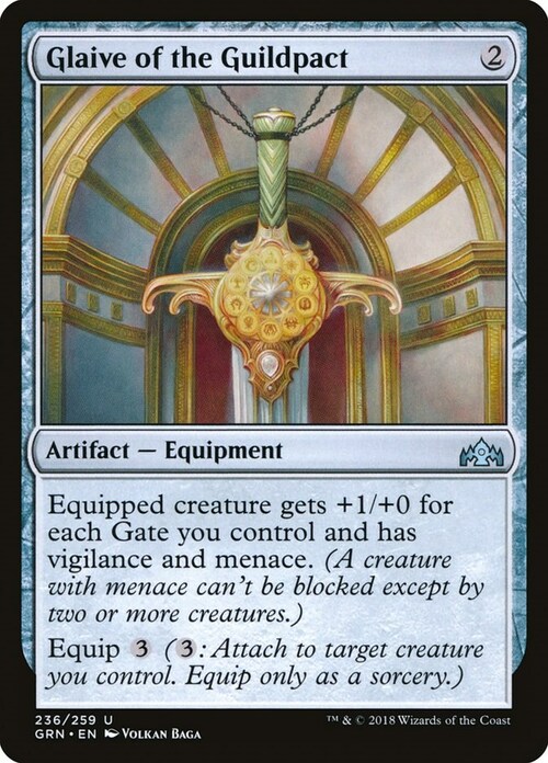 Glaive of the Guildpact Card Front