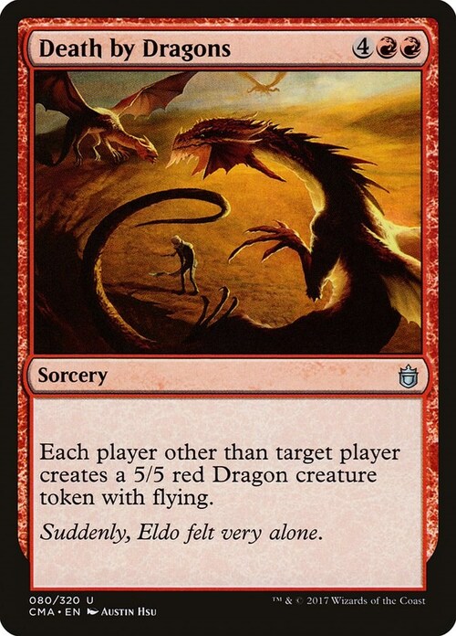 Death by Dragons Card Front