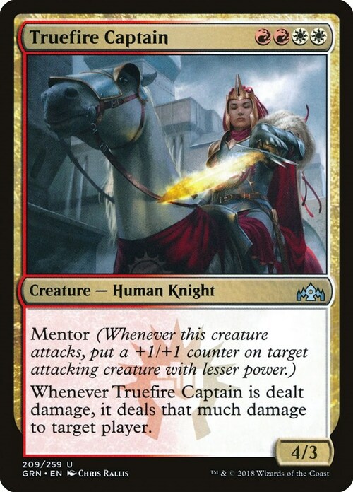 Truefire Captain Card Front