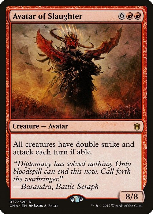 Avatar of Slaughter Card Front