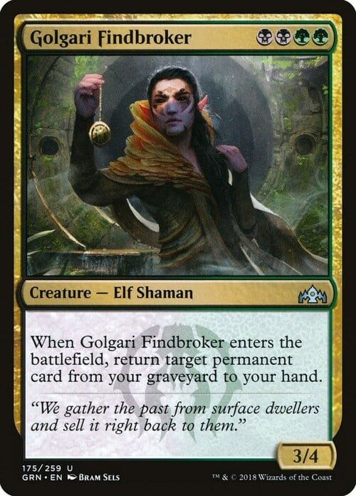 Golgari Findbroker Card Front