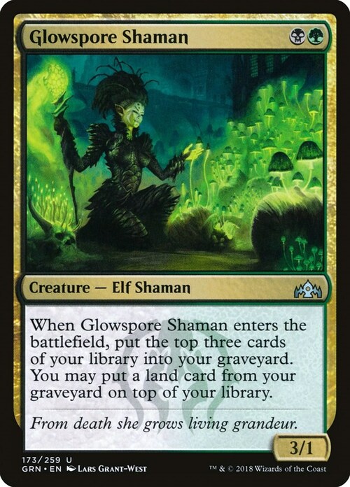 Glowspore Shaman Card Front