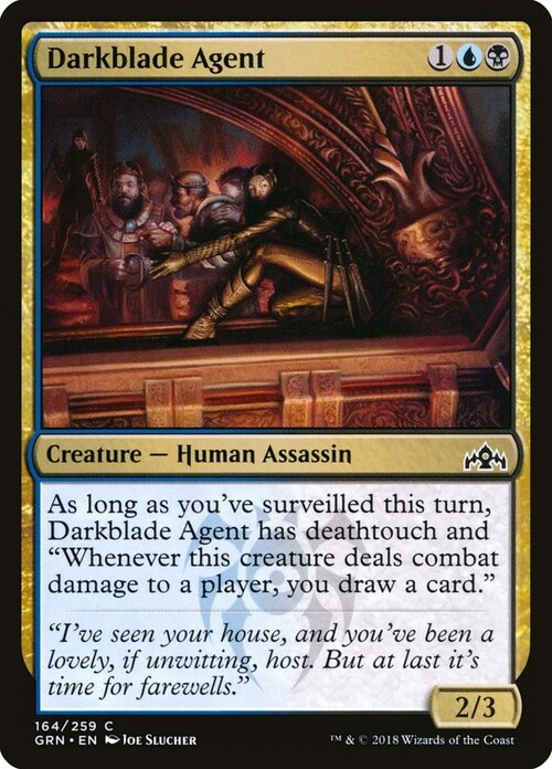 Darkblade Agent Card Front