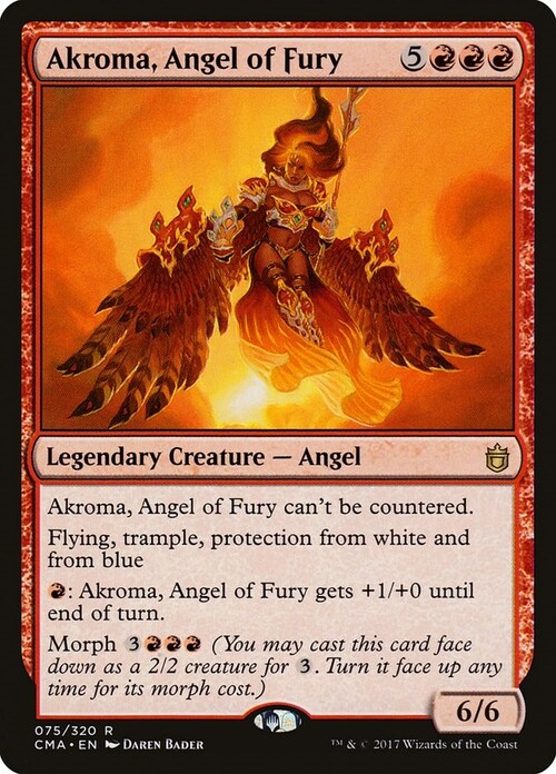 Akroma, Angel of Fury Card Front