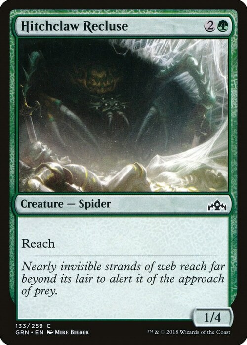 Hitchclaw Recluse Card Front