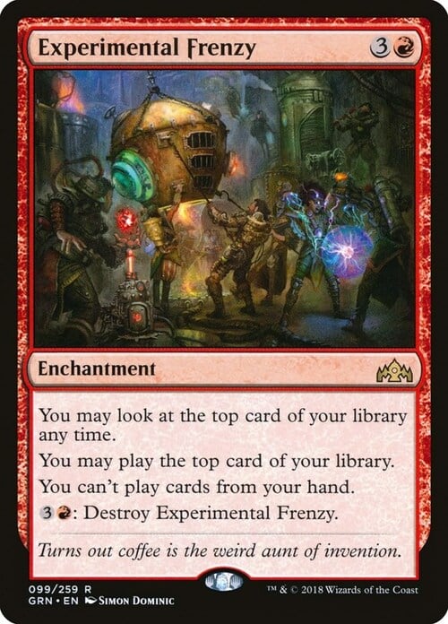 Experimental Frenzy Card Front