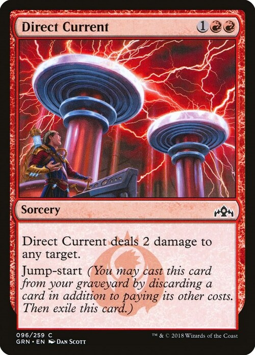 Direct Current Card Front
