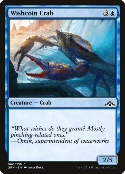 Wishcoin Crab Card Front