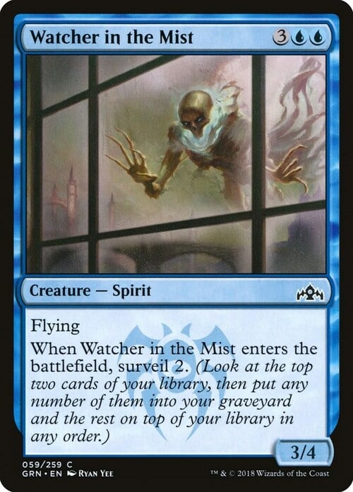 Watcher in the Mist Card Front
