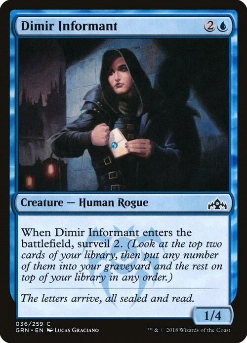 Dimir Informant Card Front