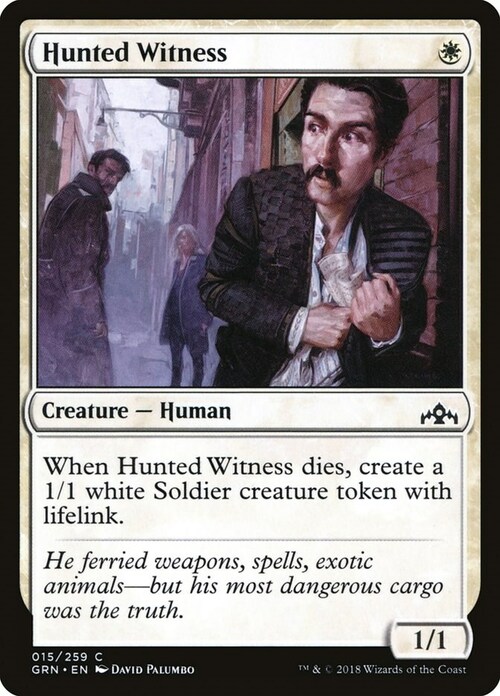 Hunted Witness Card Front