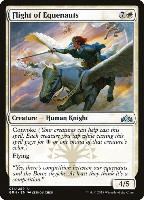 Flight of Equenauts Card Front
