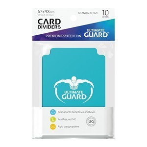 10 Ultimate Guard Dividers (Aquamarine)