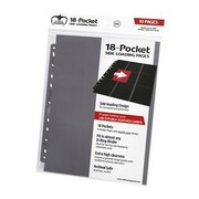 10 Ultimate Guard 18-Pocket Side-Loading Pages (Gray)