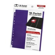 10 Ultimate Guard 18-Pocket Side-Loading Pages (Purple)