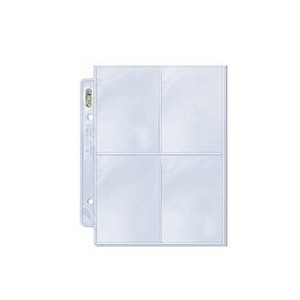 1x Ultra Pro Mini PLATINUM 4-Pocket Page