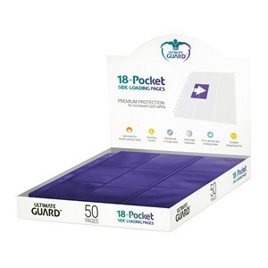 50 Ultimate Guard 18-Pocket Side-Loading Pages (Purple)