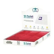 50 Ultimate Guard 18-Pocket Side-Loading Pages (Red)