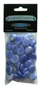 Arcane Tinmen Gaming Stones ("Marble" Blue)