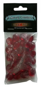 Arcane Tinmen Gaming Stones ("Ruby" Red)