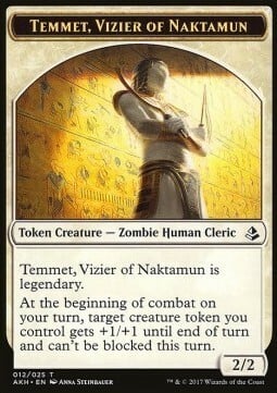 Temmet, Visir di Naktamun / Zombie Card Front