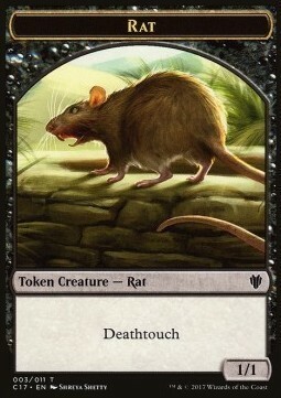Rat // Cat Warrior Card Front