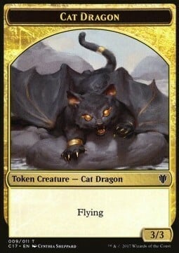 Cat Dragon // Gold Card Front