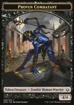 Proven Combatant // Zombie Card Front