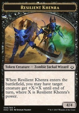 Resilient Khenra / Cat Card Front