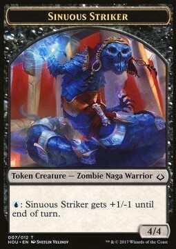 Sinuous Striker / Cat Card Front
