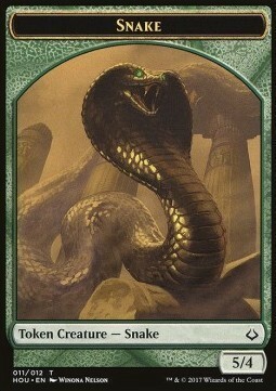 Snake // Warrior Card Front