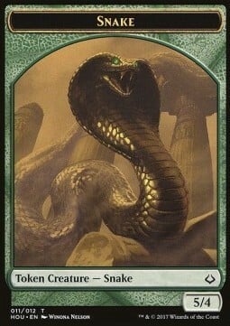 Snake // Zombie Card Front