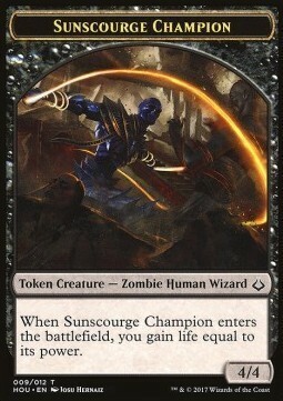 Sunscourge Champion // Cat Card Front