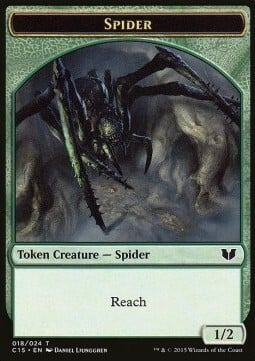 Spider // Saproling Card Front