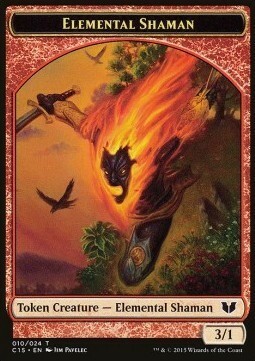 Elemental Shaman // Knight Card Front