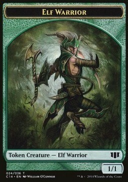 Elf Warrior / Gargoyle Card Front