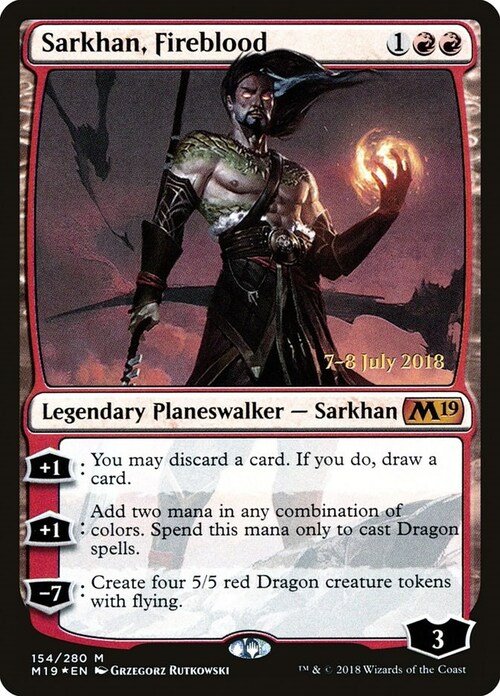 Sarkhan, Fireblood Card Front