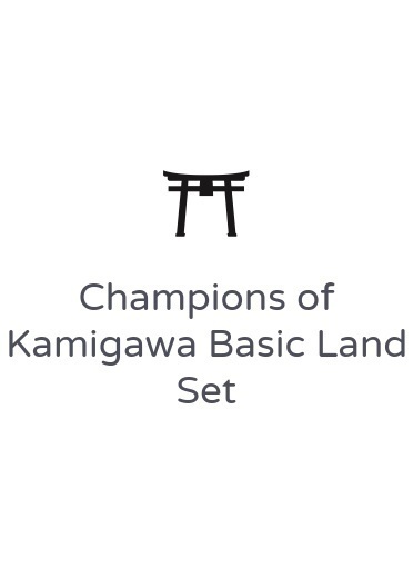 Set de Tierras basicas de Champions of Kamigawa