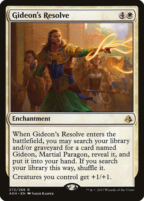 Gideon's Resolve Card Front